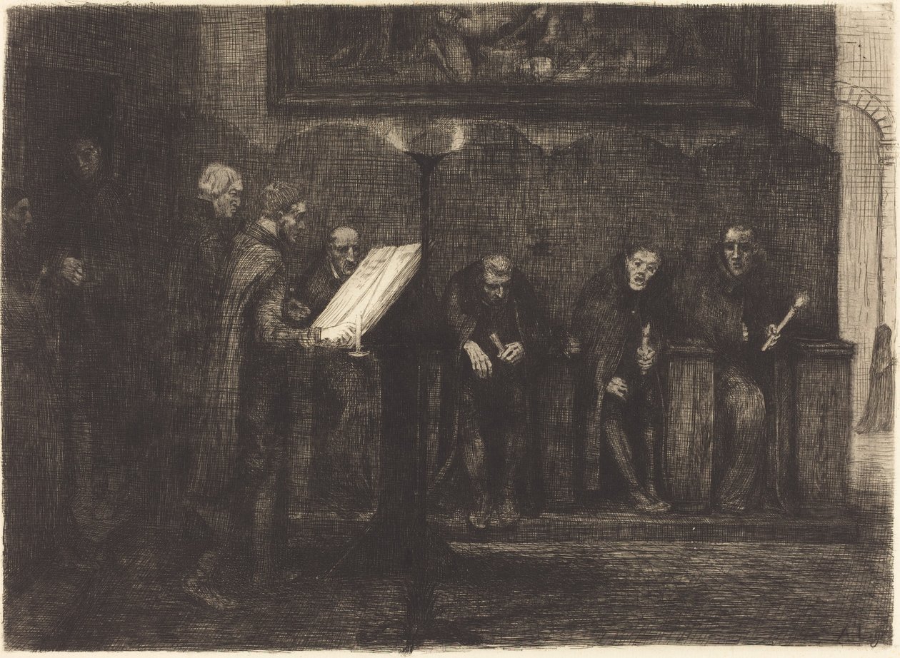 Cantores Espanhóis Os Cantores Espanhóis, 1865. de Alphonse Legros