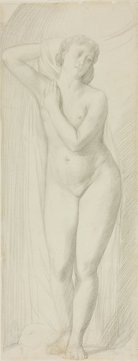 Nu feminino em pé de Alphonse Legros