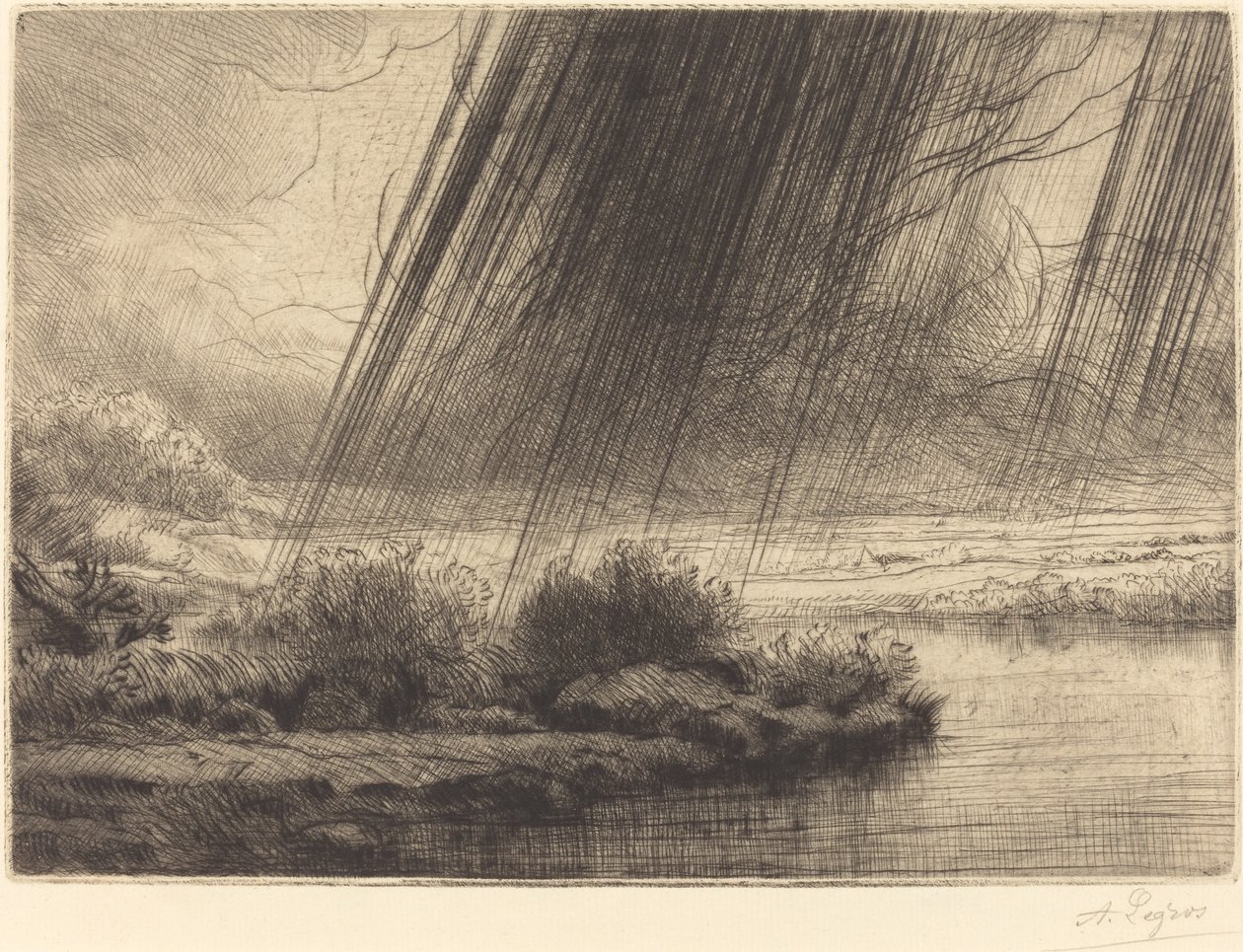 Tempestade de Alphonse Legros