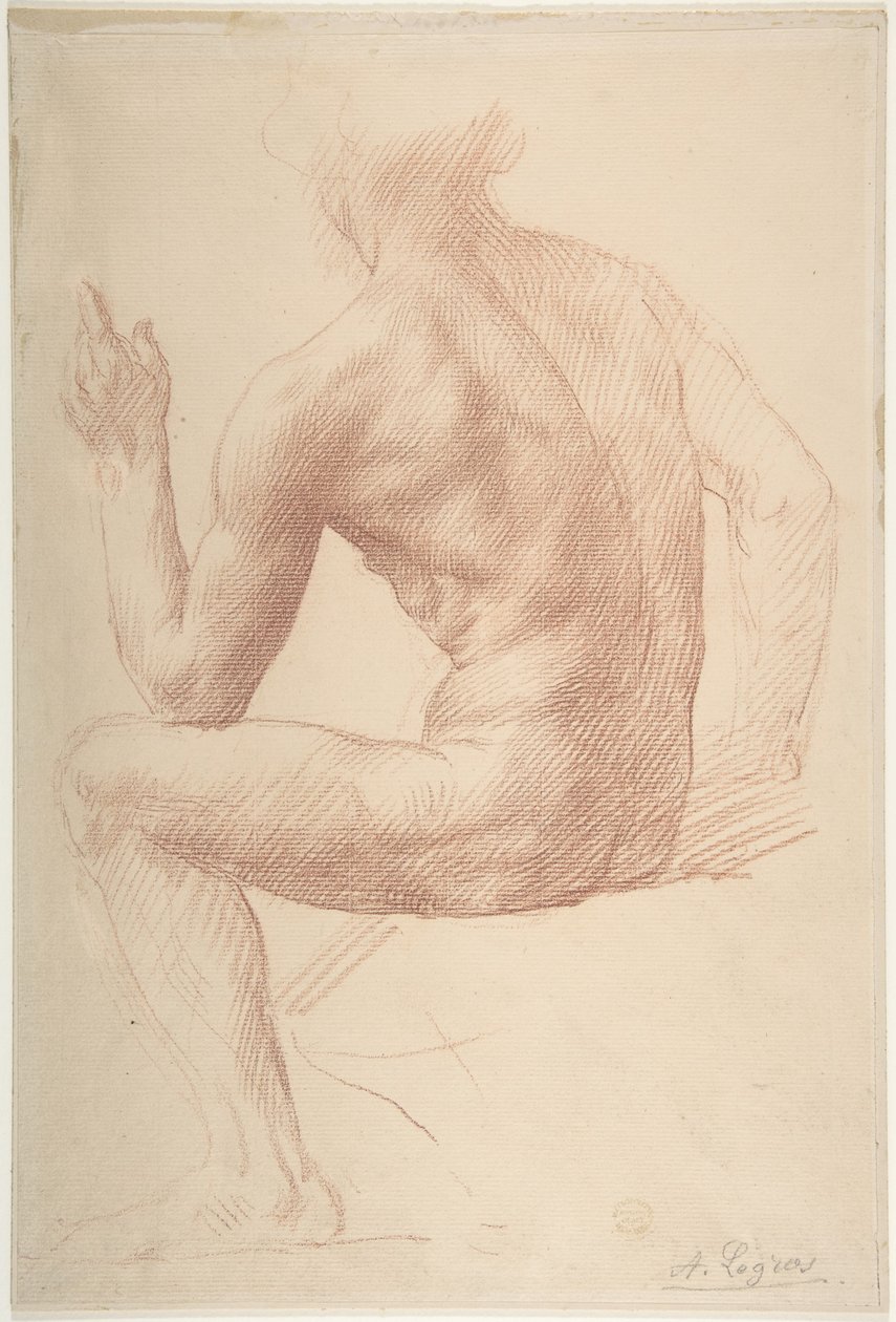 Estudo de figura de Alphonse Legros