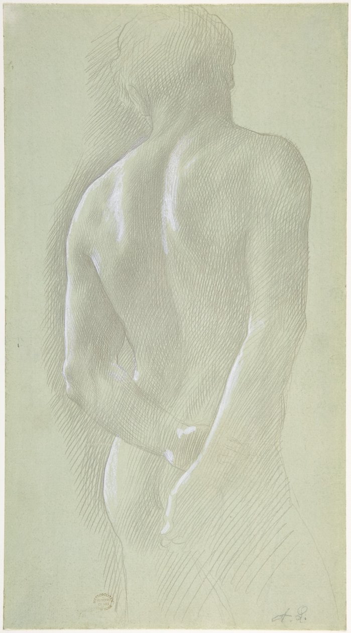 Estudo de uma figura de Alphonse Legros