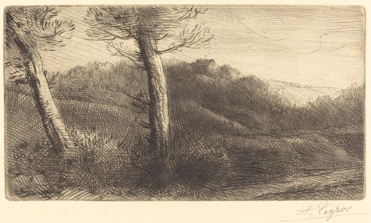Pôr do sol de Alphonse Legros