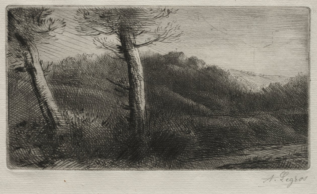 Pôr do sol. de Alphonse Legros