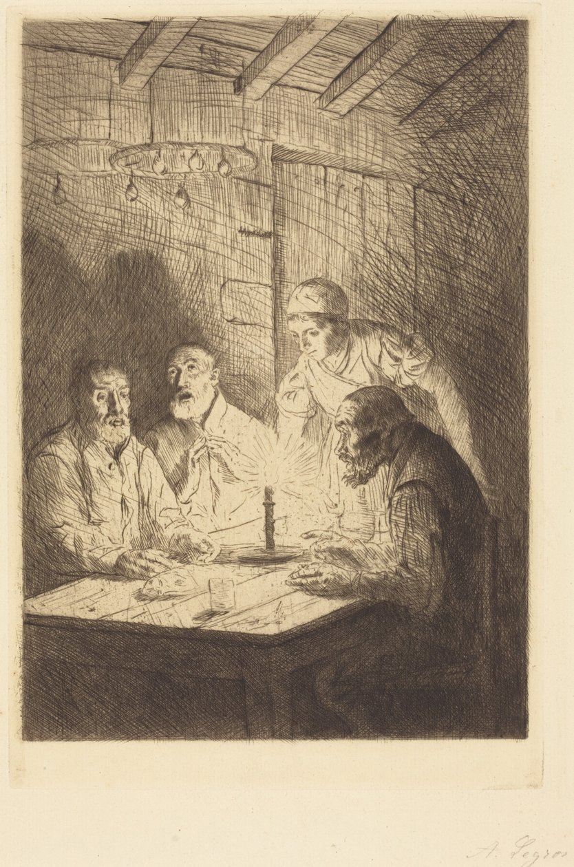 Ceia dos pobres de Alphonse Legros