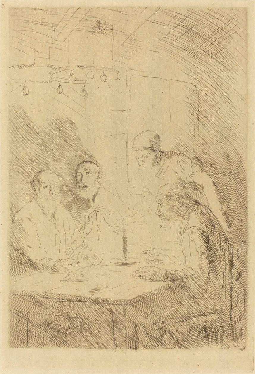Ceia dos Pobres Ceia no misere. de Alphonse Legros