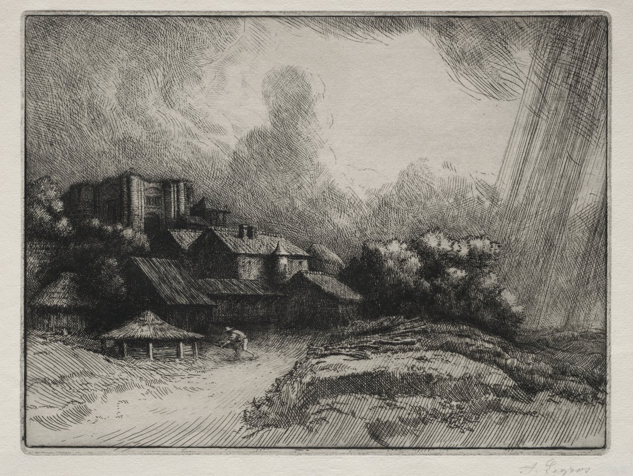 A fazenda da abadia. de Alphonse Legros