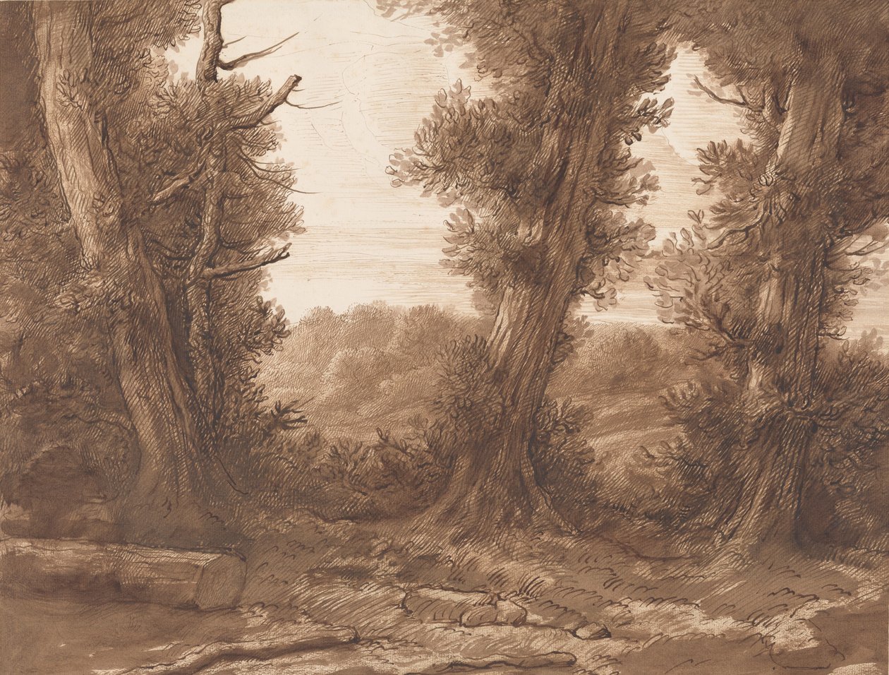 As Grandes Árvores. de Alphonse Legros