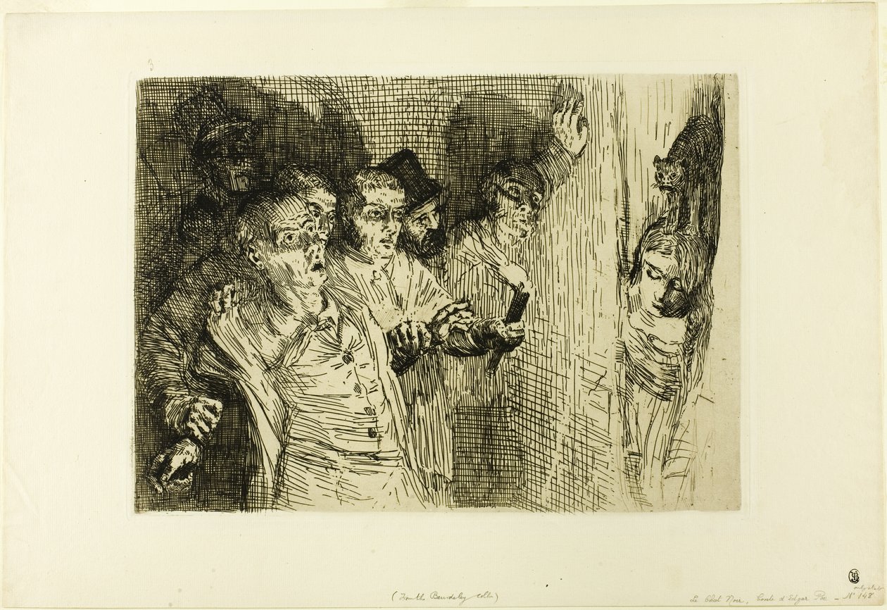 O gato preto de Alphonse Legros