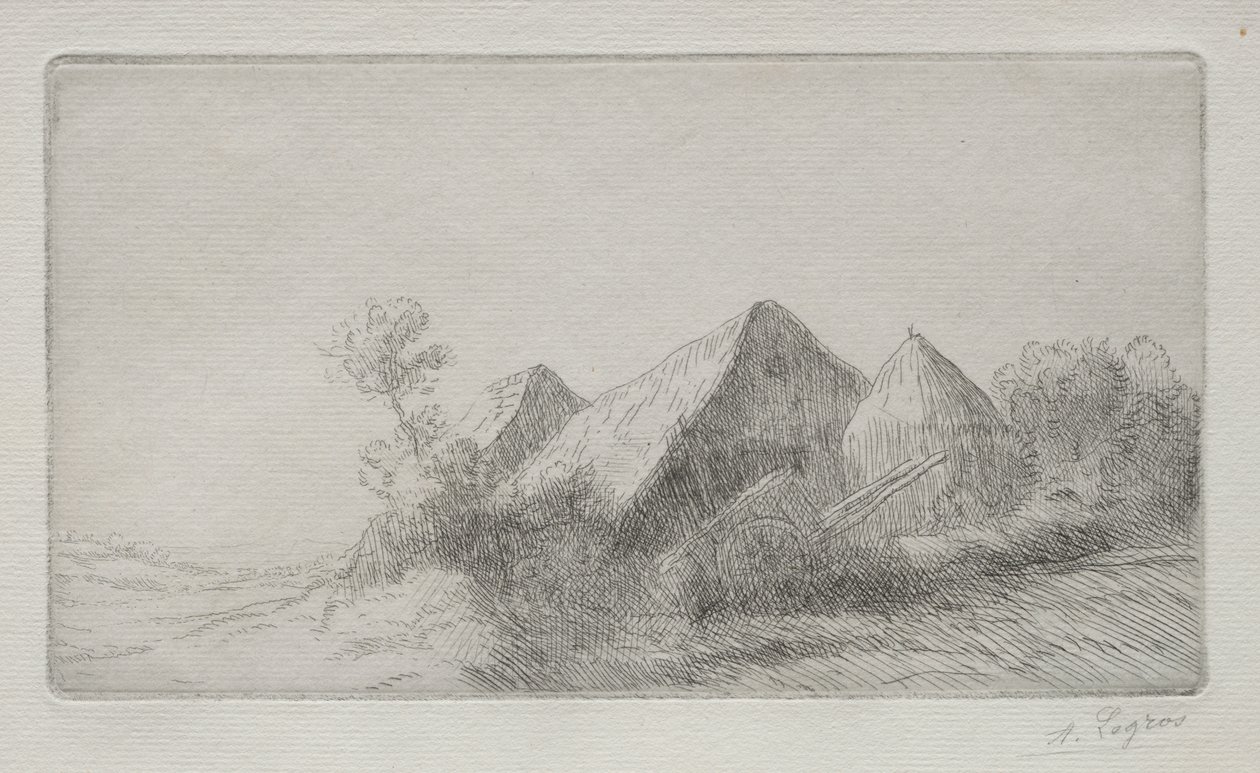 A barraca do carrinho de Alphonse Legros