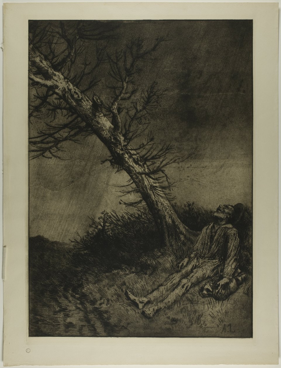 A Morte do Vagabundo de Alphonse Legros