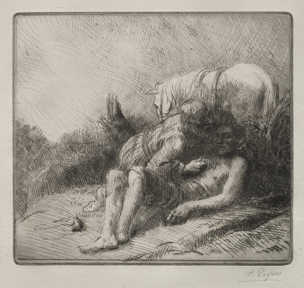 O Bom Samaritano de Alphonse Legros