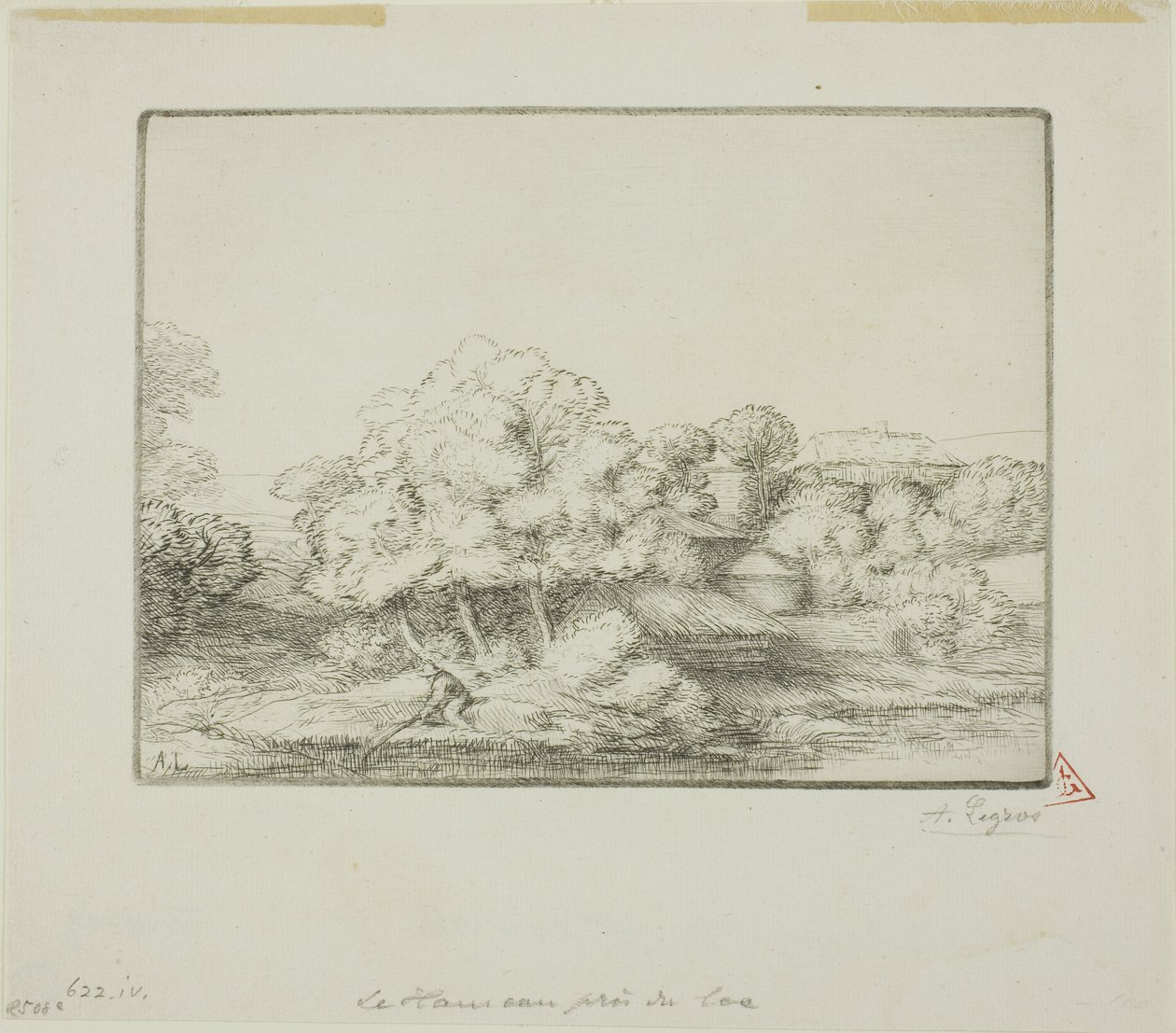 A aldeia à beira do lago de Alphonse Legros