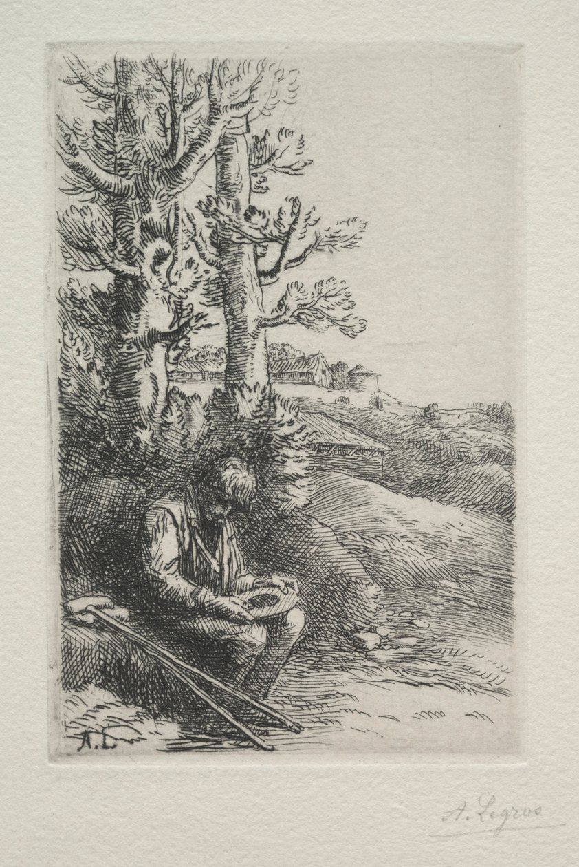 O pequeno mendigo. de Alphonse Legros
