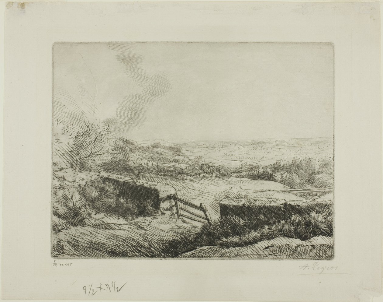 A Porta do Prado de Alphonse Legros