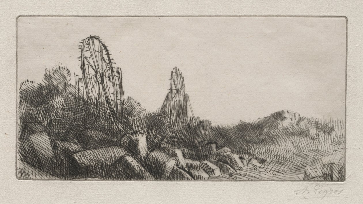 As pedreiras de pedra velhas de Montrouge. de Alphonse Legros