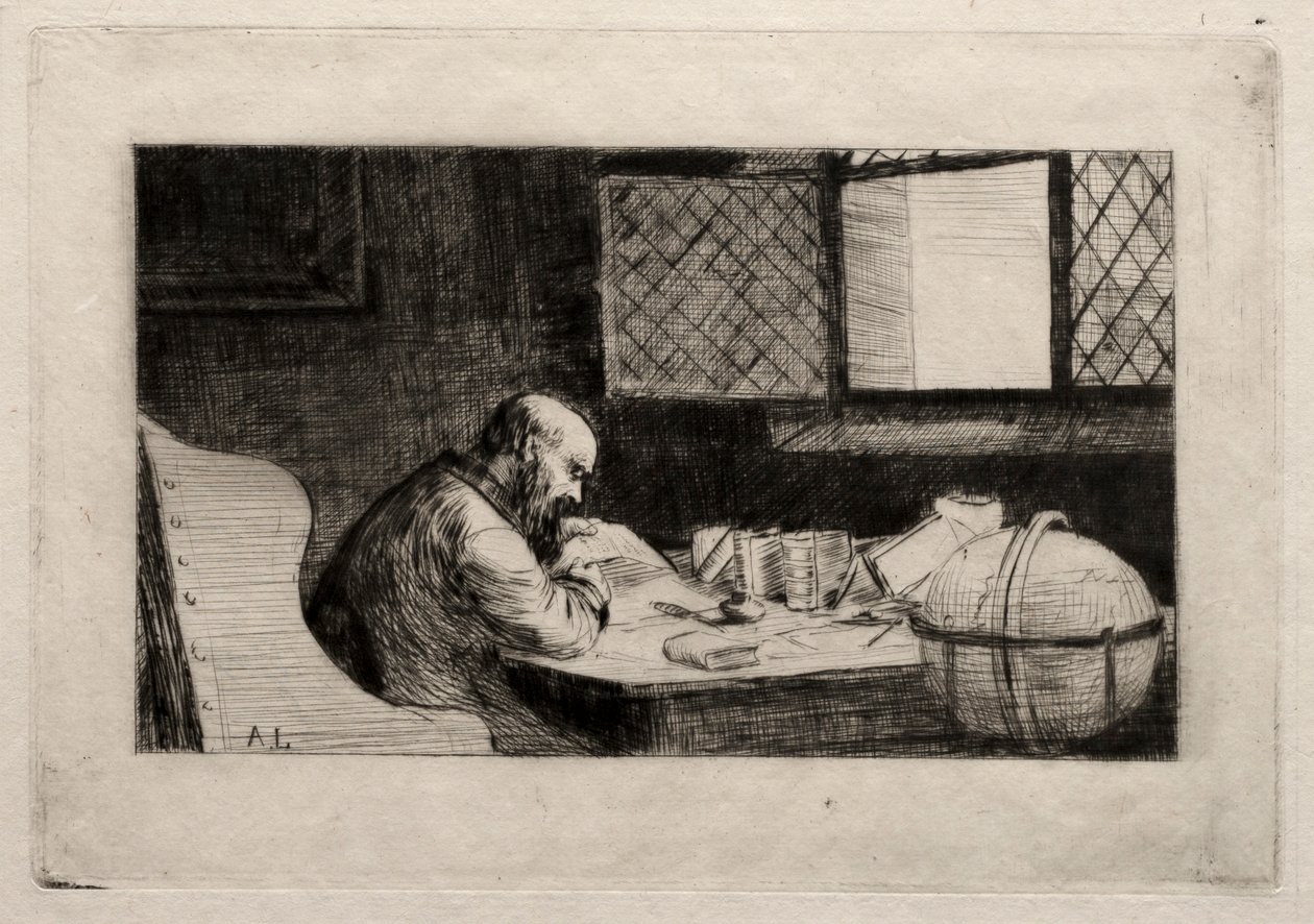 O filósofo. de Alphonse Legros