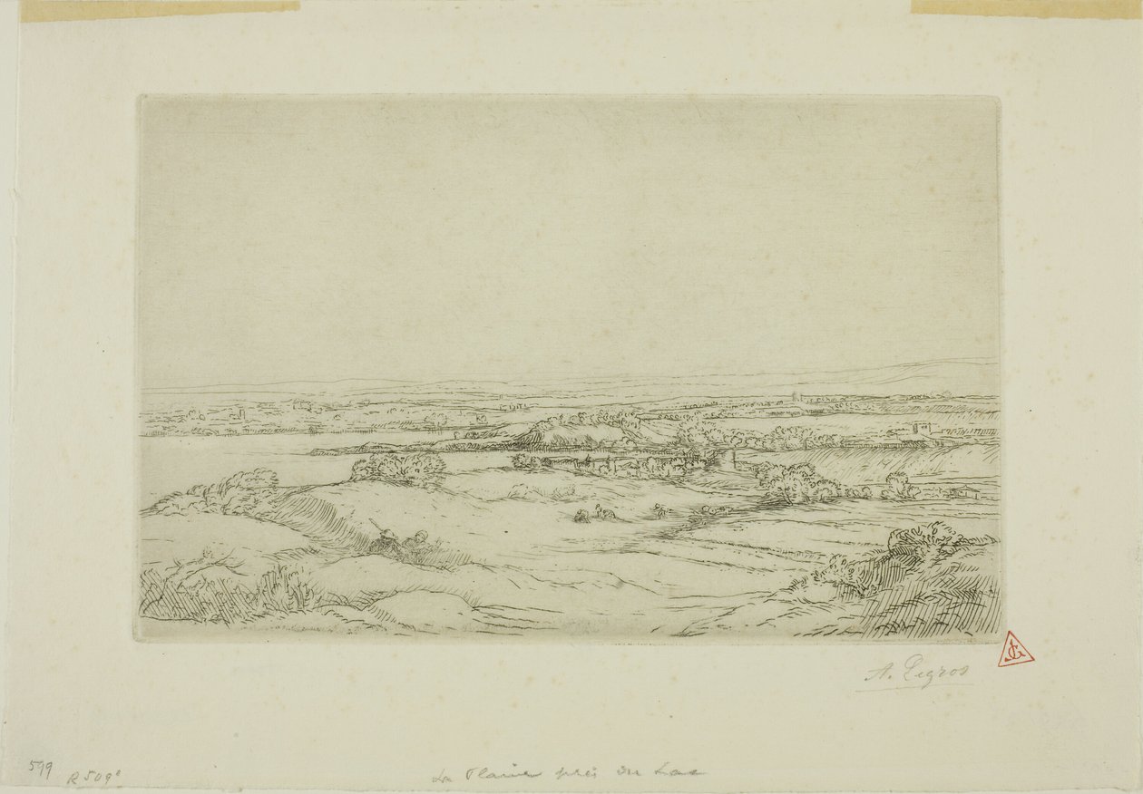 A planície perto do lago de Alphonse Legros