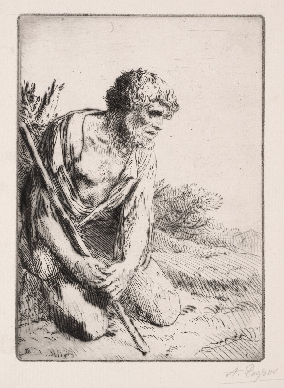 O Filho Pródigo (3ª Placa) de Alphonse Legros
