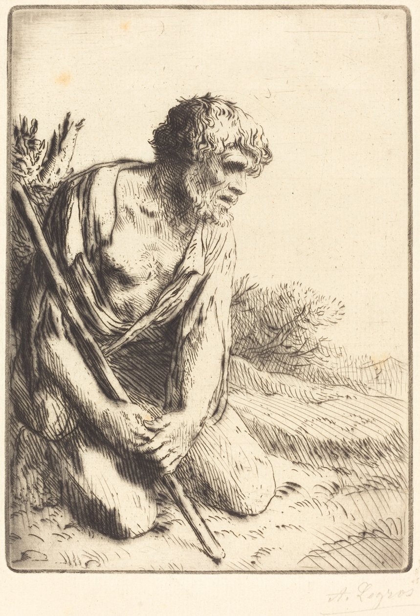 O Filho Pródigo, 3ª placa O Filho Pródigo. de Alphonse Legros