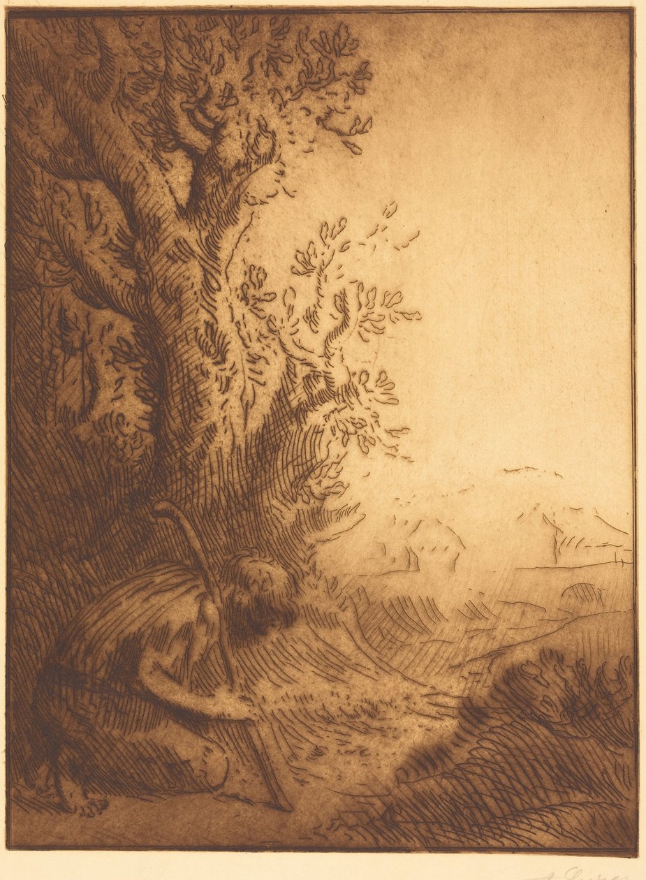 O filho pródigo, 4.ª prancha (O filho pródigo) de Alphonse Legros