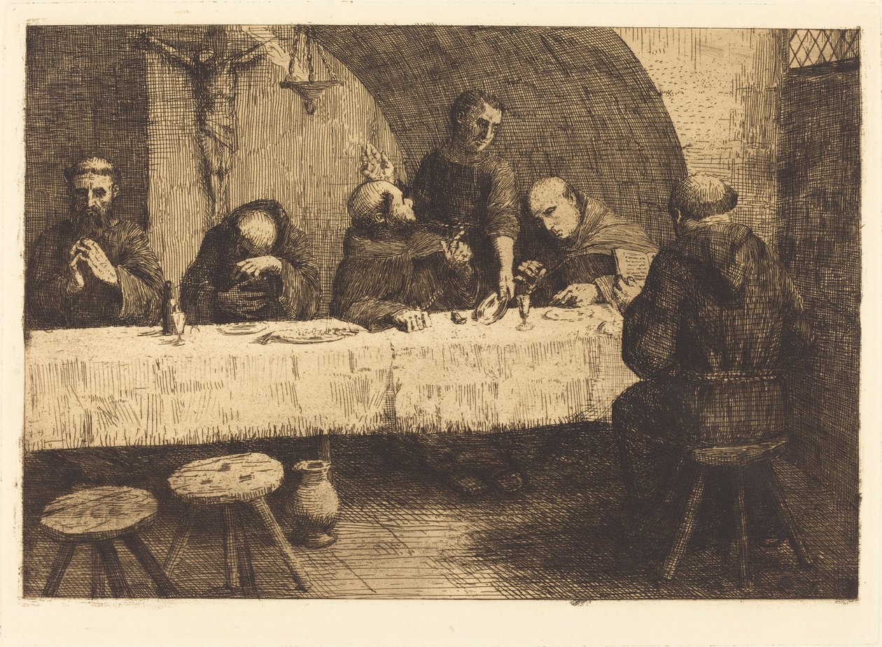 O Refeitório (Le refectoire) de Alphonse Legros