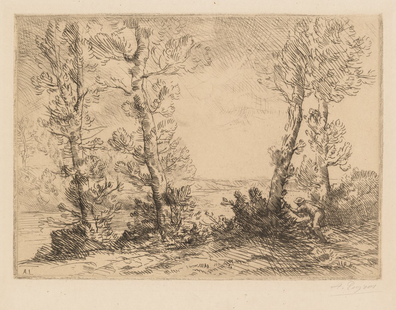 O Pescador de Salmão de Alphonse Legros
