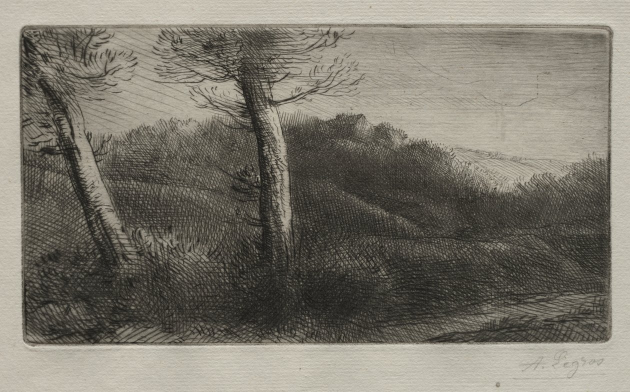 O Viajante Estendido na Grama de Alphonse Legros
