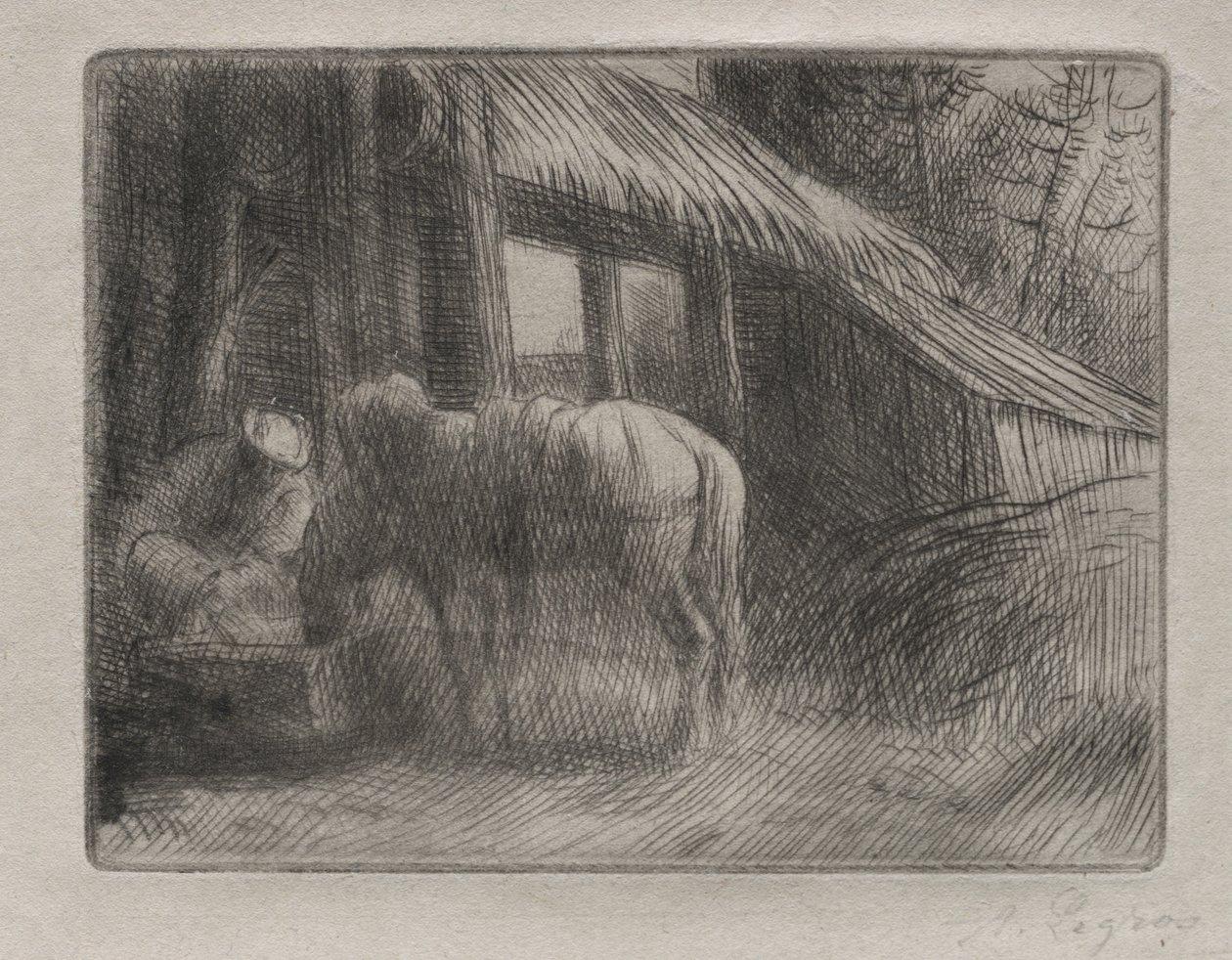 O Regar (2º Prato) de Alphonse Legros
