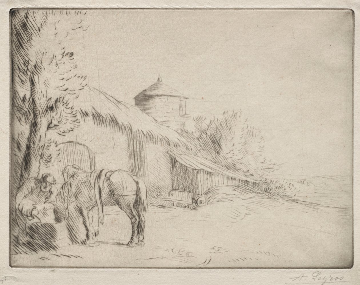 O Regar (2º Prato) de Alphonse Legros