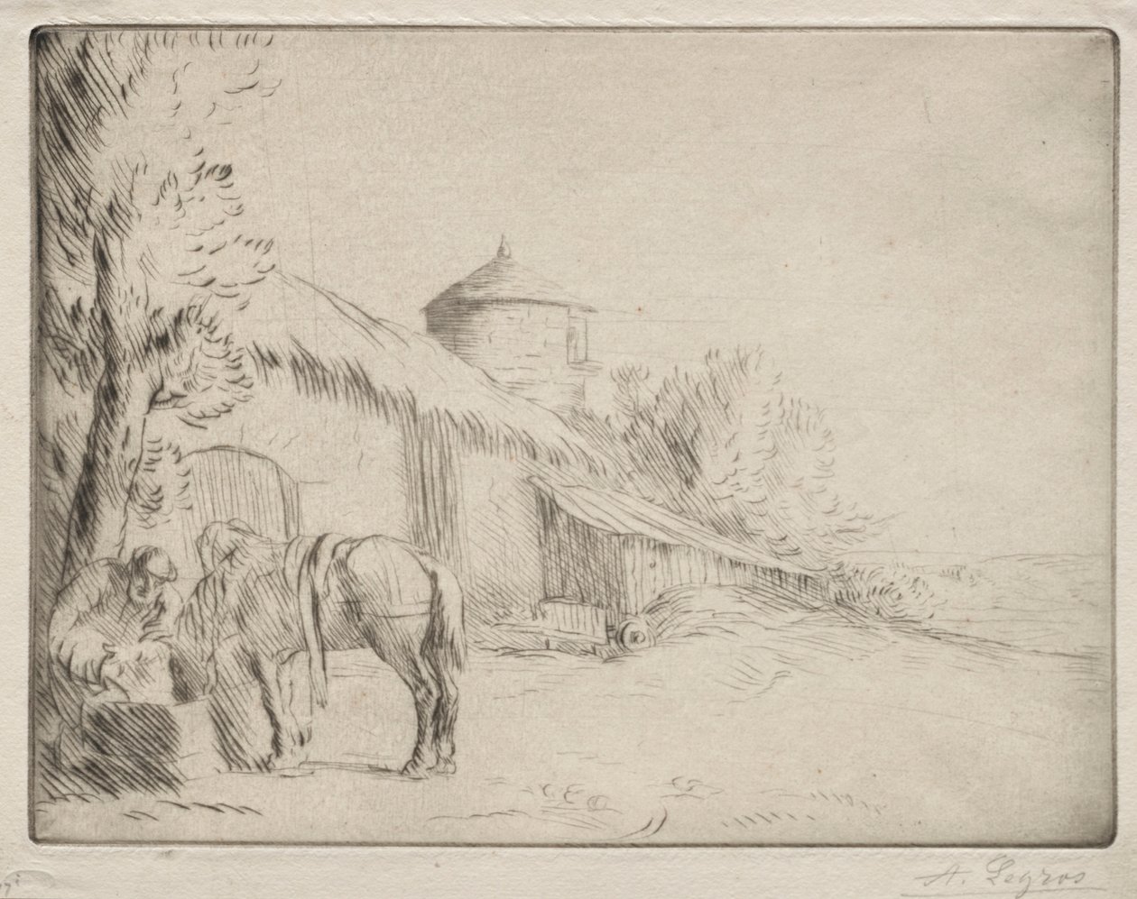 O segundo lugar da rega. de Alphonse Legros