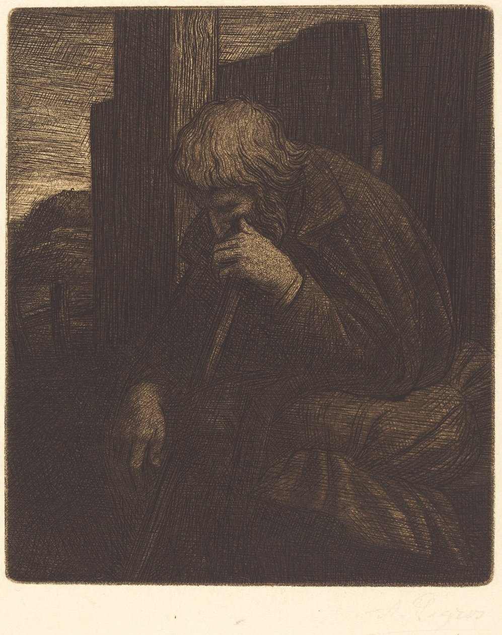 Pensador (Le penseur) de Alphonse Legros