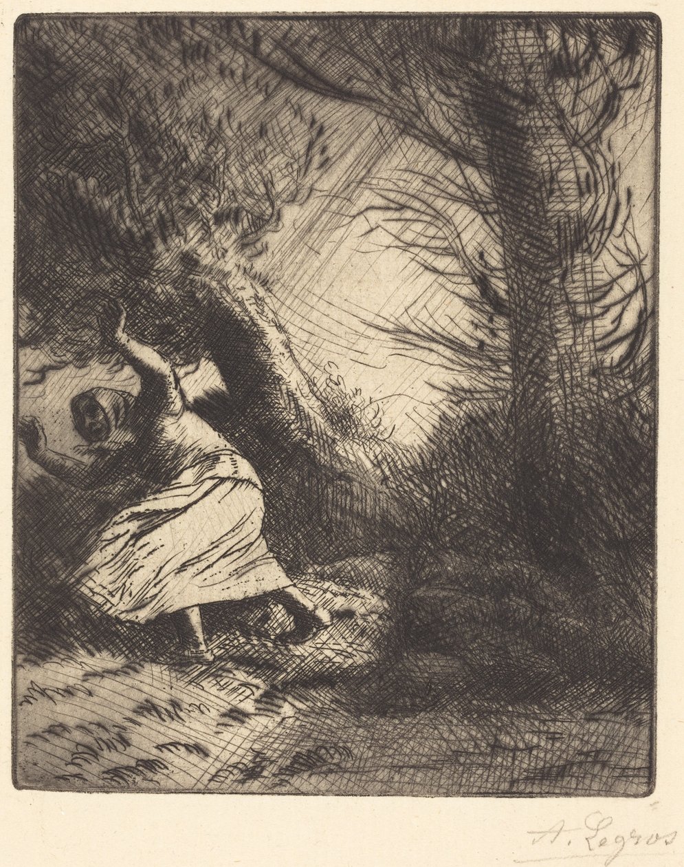 Trovão (Um raio) de Alphonse Legros