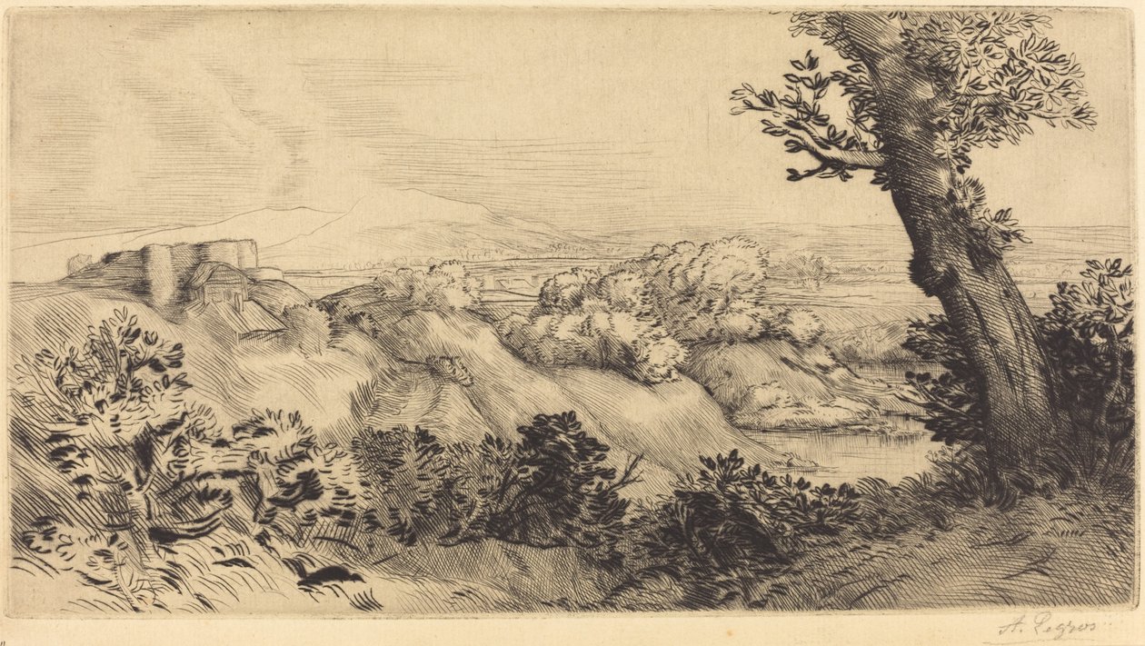 Topo da Colina (Le haut de la colline) de Alphonse Legros