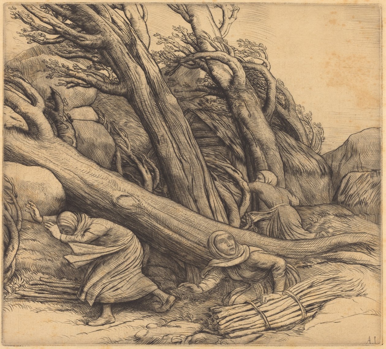 Tornado (O tufão) de Alphonse Legros