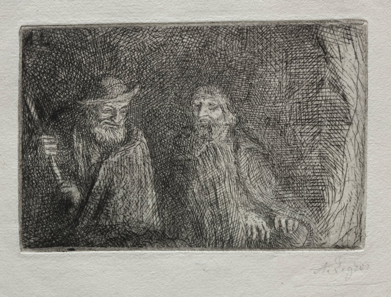 Dois pastores Os dois pastores. de Alphonse Legros