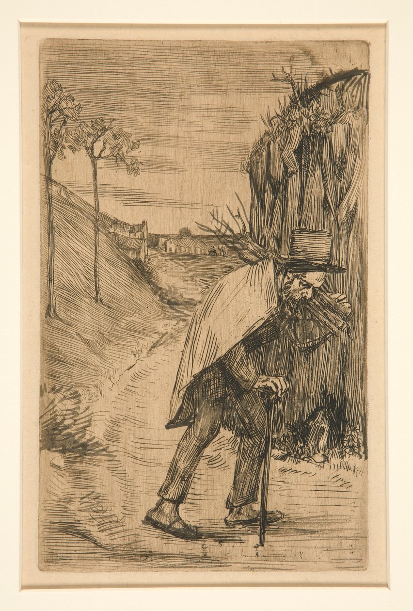 Un Mendiant (Um mendigo) de Alphonse Legros