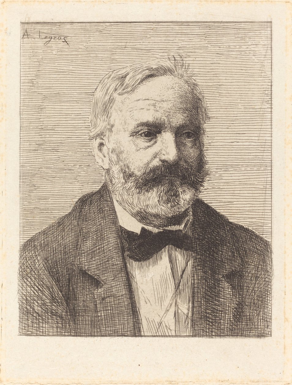 Victor Hugo, 1º prato. de Alphonse Legros