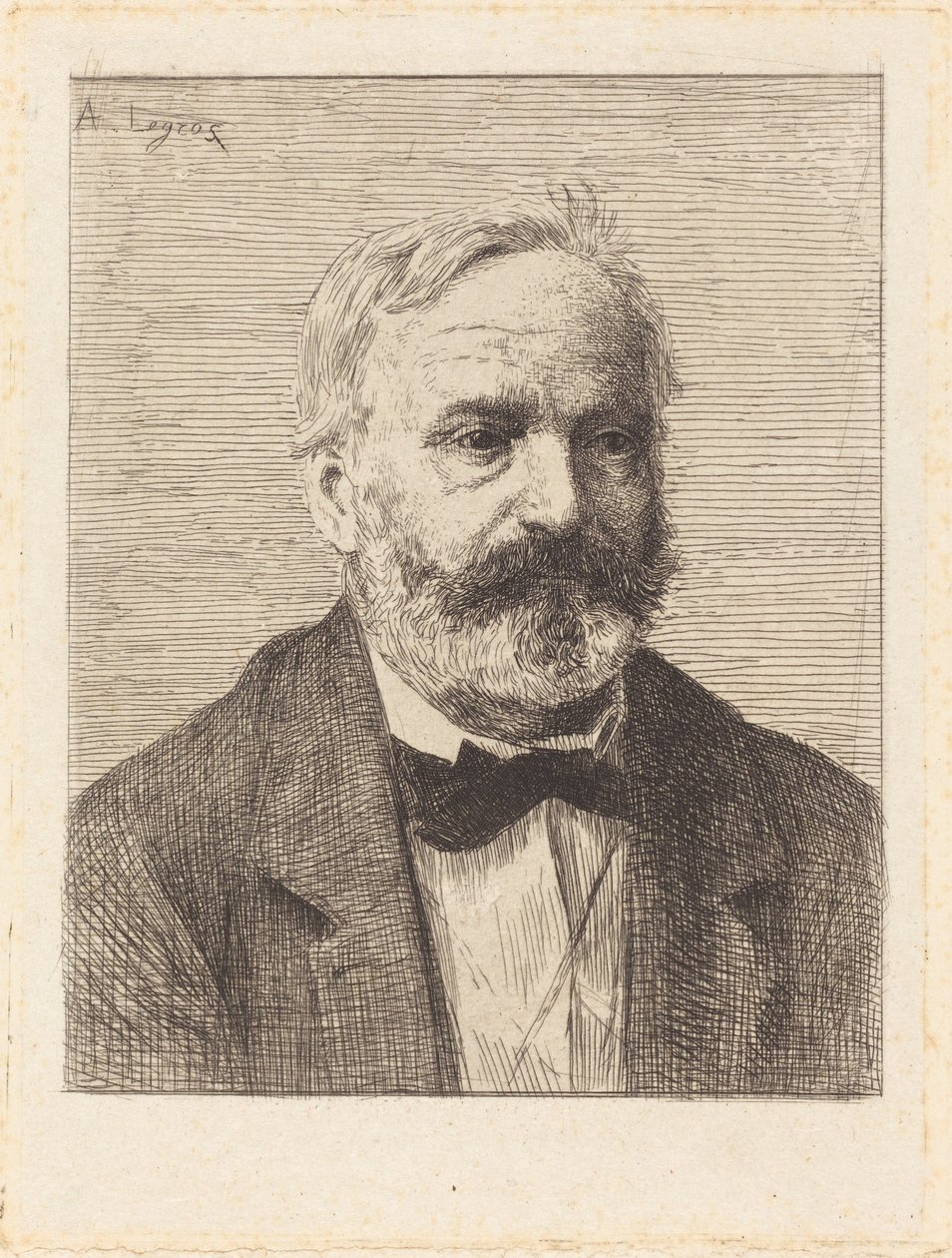 Victor Hugo, 1.ª prancha de Alphonse Legros