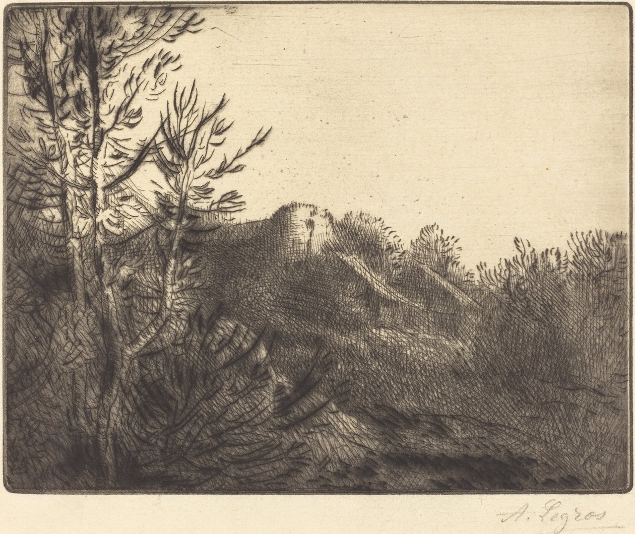 Vista de uma Fazenda de Alphonse Legros