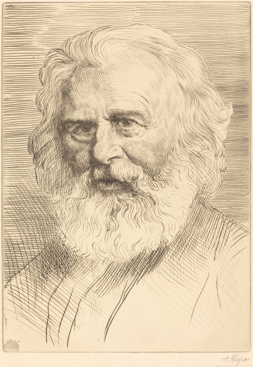 W.H. Longfellow, 1º prato. de Alphonse Legros