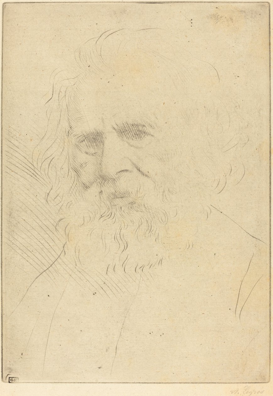 W.H. Longfellow, 1º prato de Alphonse Legros