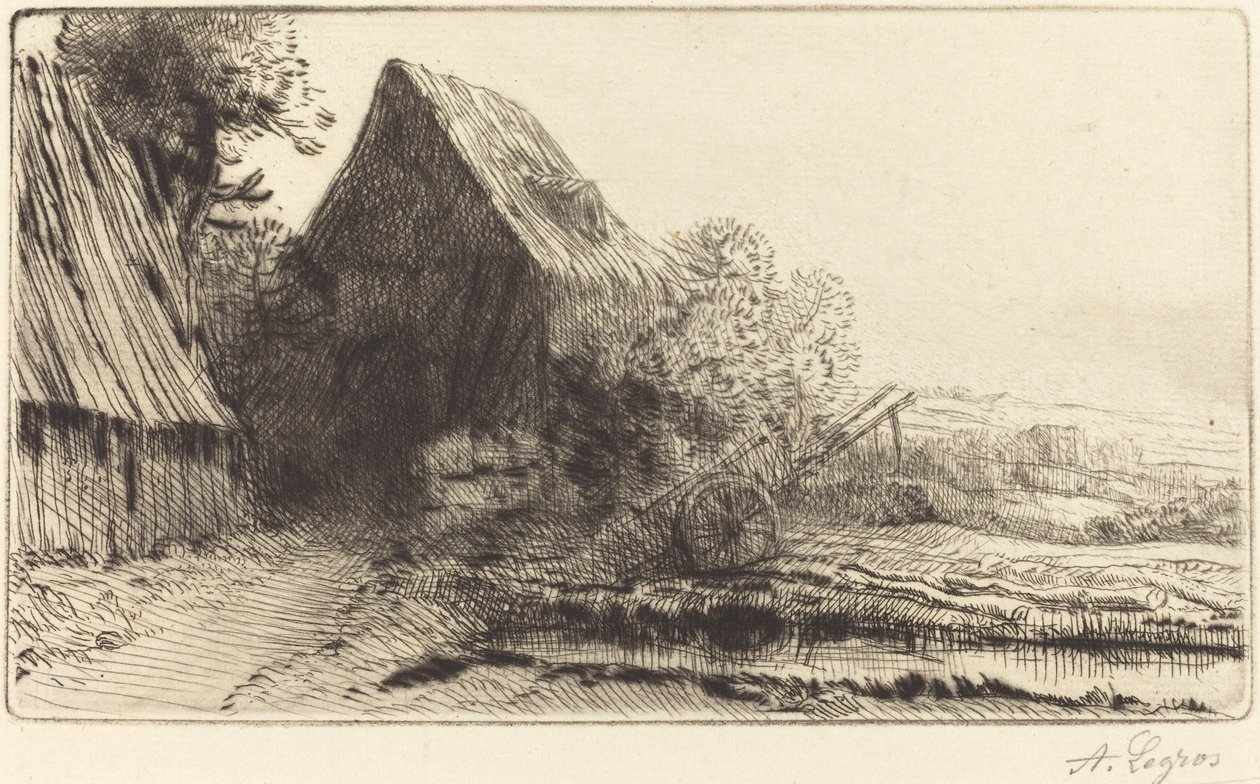 A Casa do Wheelwright A casa do Wheelwright. de Alphonse Legros