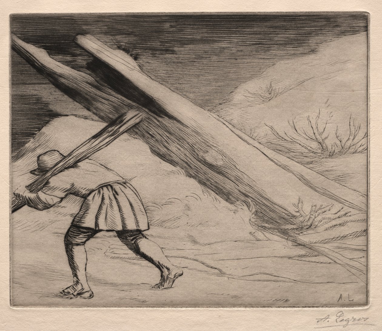 Inverno (1º Prato) de Alphonse Legros