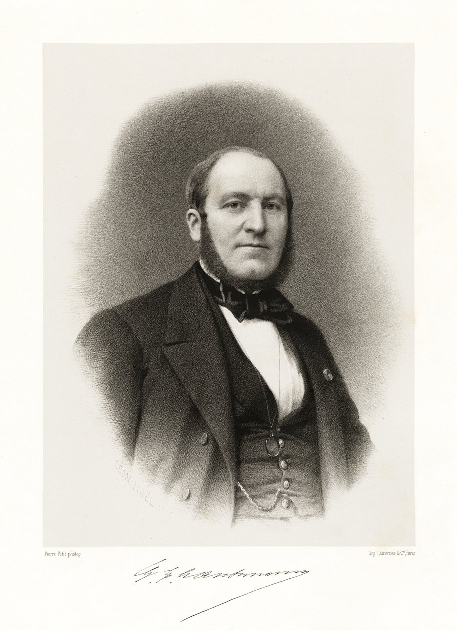 Georges Eugène Haussmann, 1865-66 de Alphonse Leon Noel