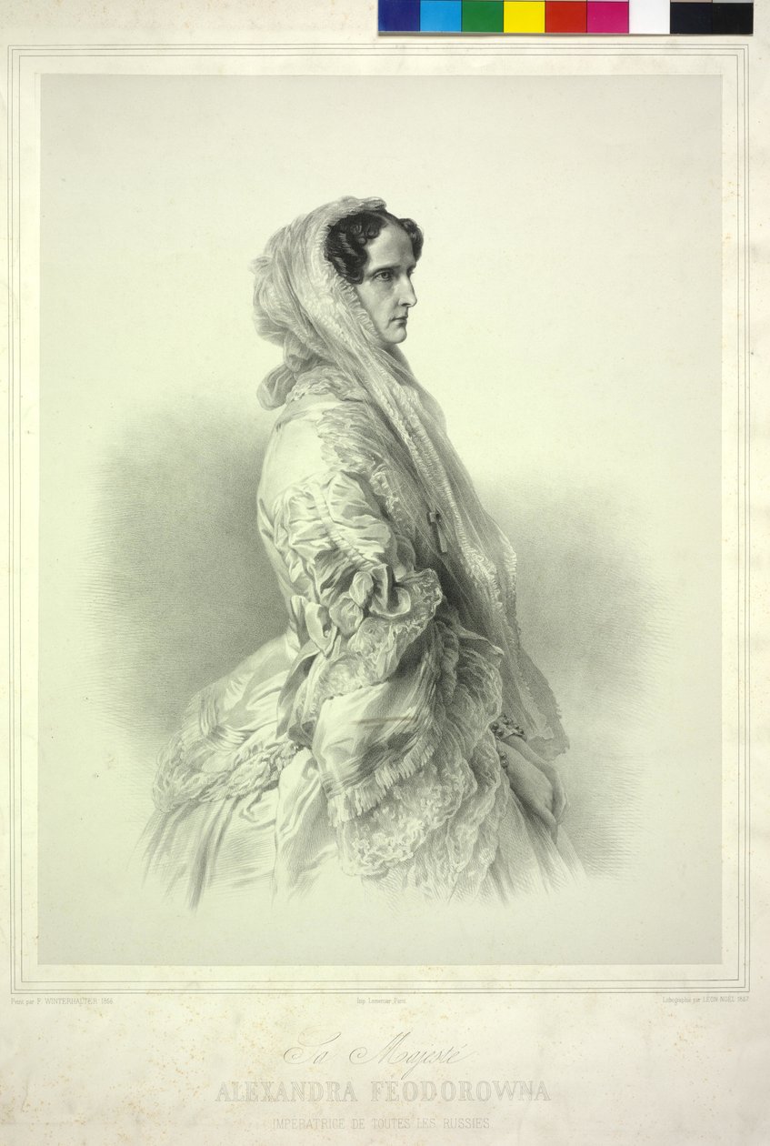 Princesa da Prússia Charlotte de Alphonse Leon Noel