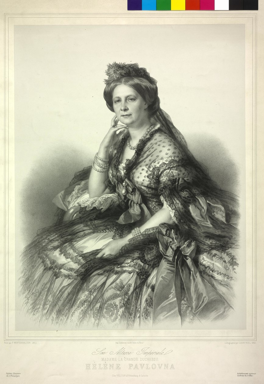 Princesa de Wuerttemberg Charlotte de Alphonse Leon Noel