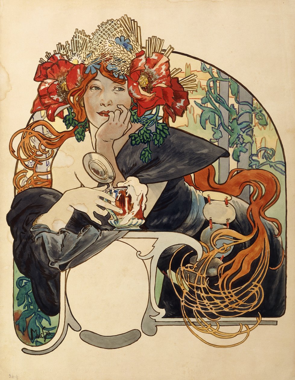 Cerveja do Meuse, de Alphonse Mucha