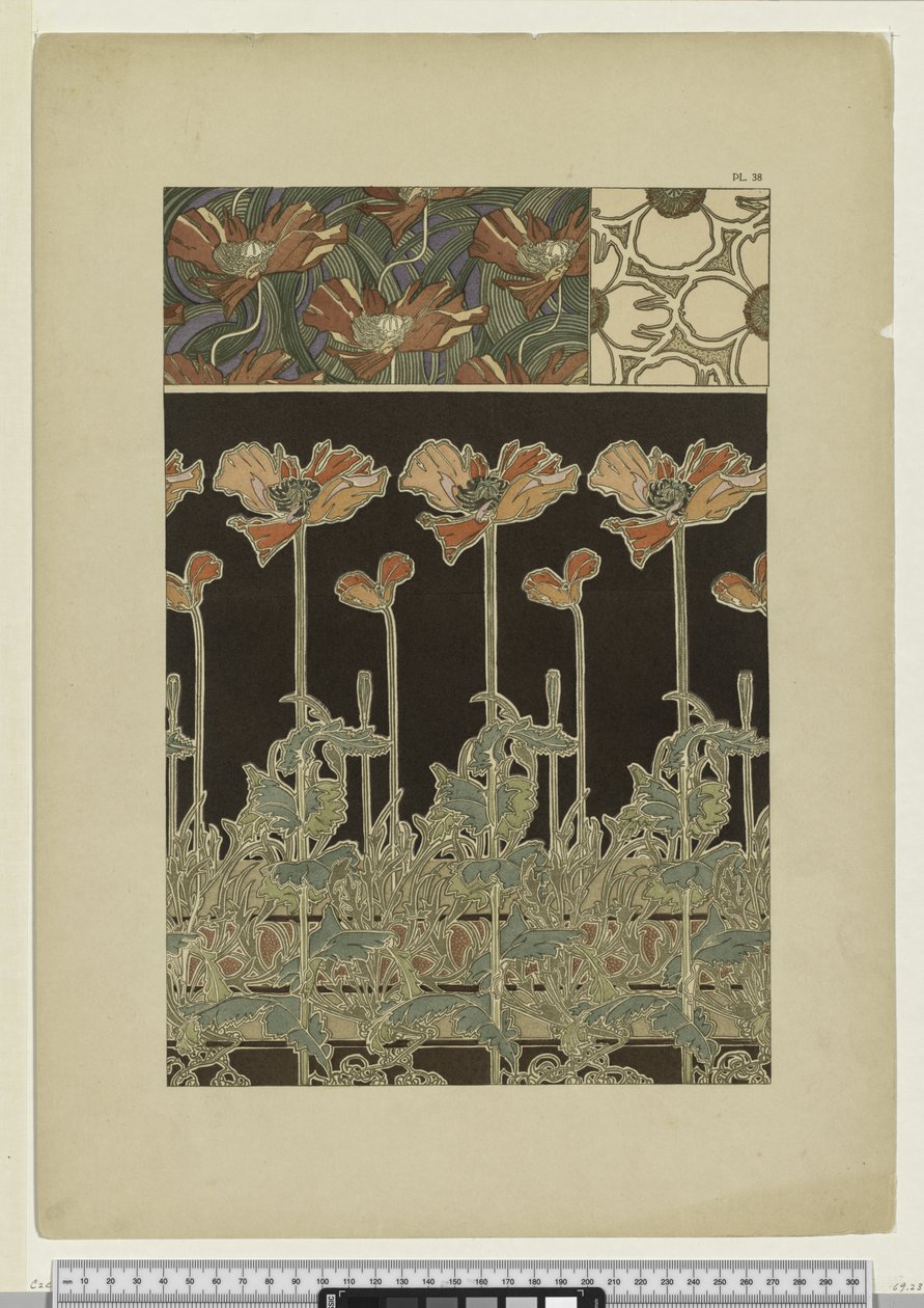 Documentos Decorativos: Placa 38 de Alphonse Mucha