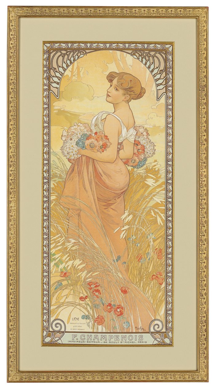 Four Seasons: verão de 1900 de Alphonse Mucha