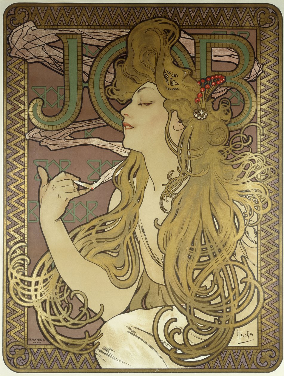 Jó, 1896 de Alphonse Mucha